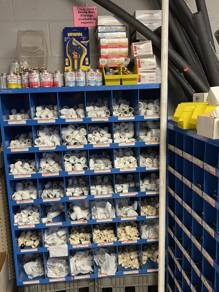 Hardware and fix-it supplies available at Big's Place