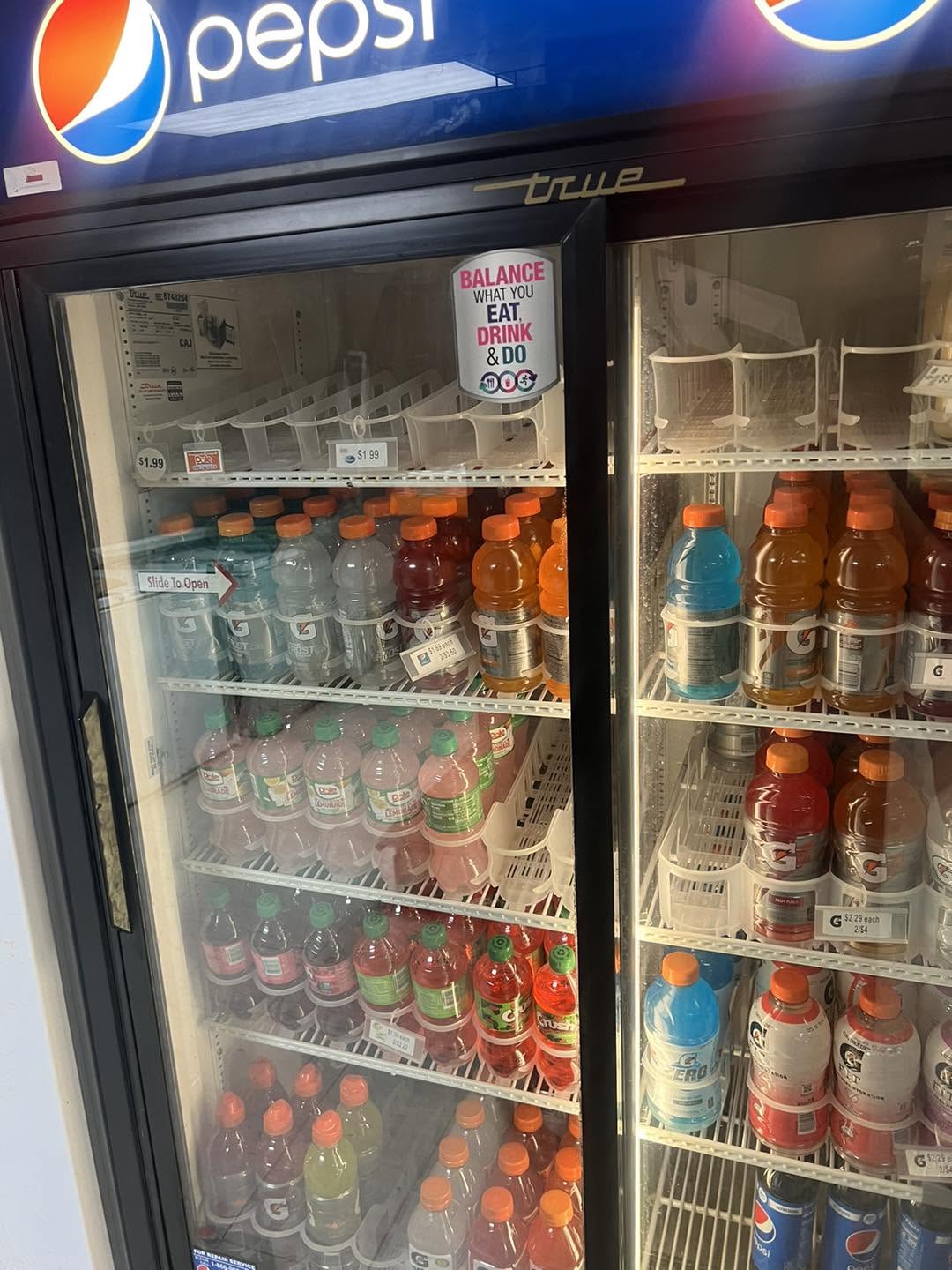 Cold drinks at Big's Place